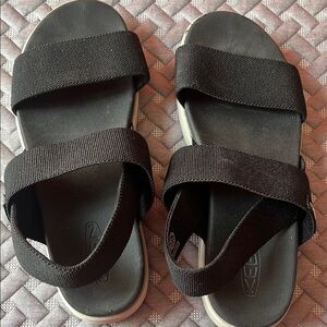 Keen Black Strappy Sandals